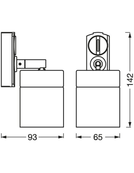 OPRAWA SZYNOWA TRACKLIGHT SPOT CYLINDER GD BK GU10 