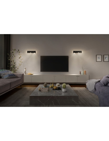 OPRAWA LED DECOR SPOT MARS 408MM 29W 3000K ciepła biała CLICK-SELECT BLACK 2 SPOT 