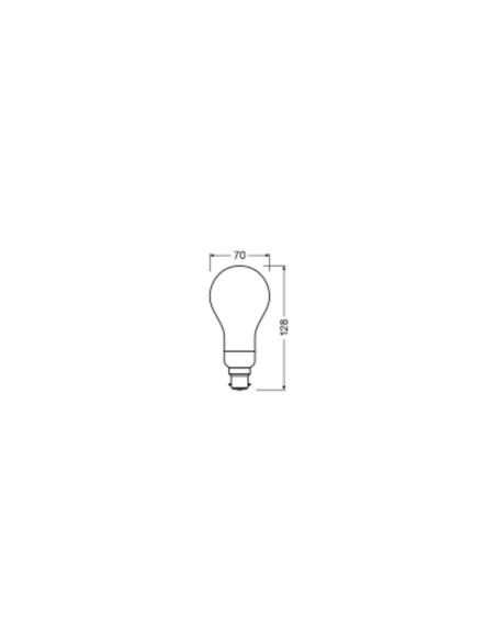 ŻARÓWKA LED SUPERSTAR RF CLA150 DIM 18W 2700K ciepła biała E27 2452LM GL FR 