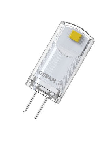 ŻARÓWKA LED PIN10 CL 0,6W 2700K ciepła biała 320° 55LM 12V G4 