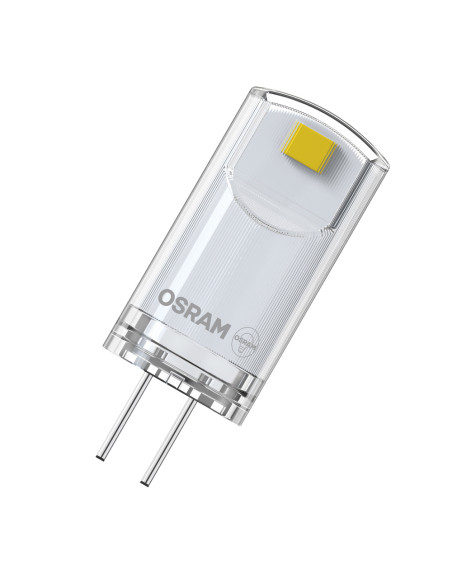 ŻARÓWKA LED PIN10 CL 0,6W 2700K ciepła biała 320° 55LM 12V G4 