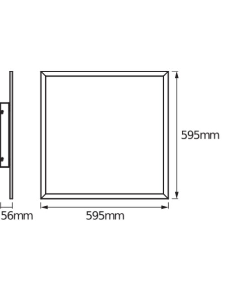 OPRAWA SMART WIFI PLANON PLUS 600X600 RGBW 36W 3200LM PANEL 