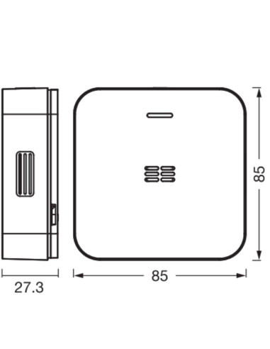 SMART+ WIFI CO DETECTOR czujnik wykrywający telenek węgla CO 