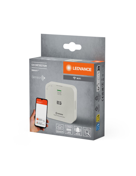 SMART+ WIFI CO DETECTOR czujnik wykrywający telenek węgla CO 