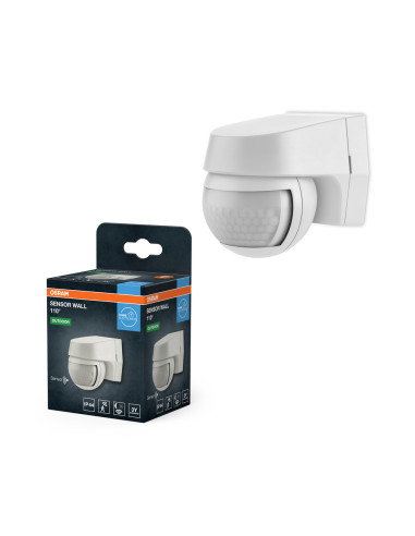 CZUJNIK SENSOR WALL 110DEG IP44 WT ŚWIATŁA I RUCHU 
