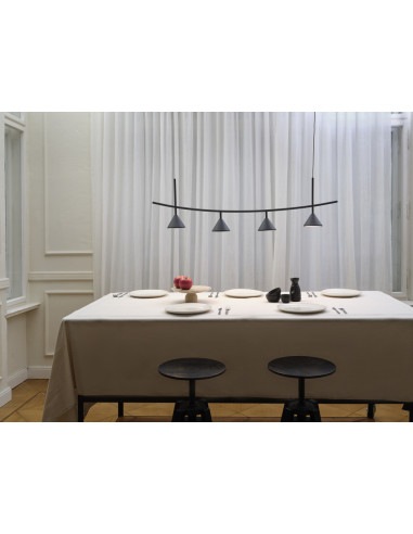 OPRAWA SUFITOWA DECOR FUJI 4XPENDANT LINEAR 16W 930 1320LM BK 5Y 