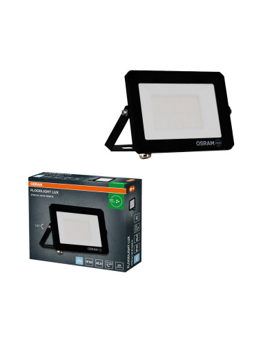 NAŚWIETLACZ FLOOD LED LUX 30W 6500K 2700LM BK IP65 3Y 