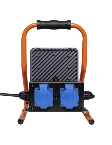 NAŚWIETLACZ LED WORKLIGHT 30W 4000K neutralna biała 2700LM R-STAND SOCKET PRZENOŚNY Z GNIAZDEM 