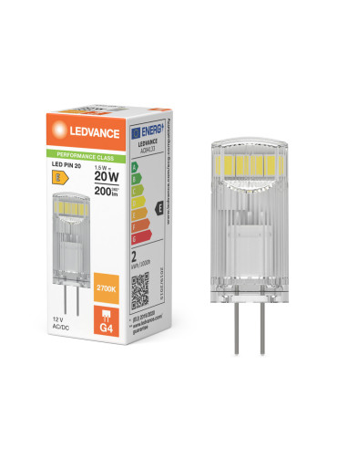 ŻARÓWKA LED P SPECIAL LED PIN20 CL 1,5W 2700K ciepła biała G4 12V 200LM 