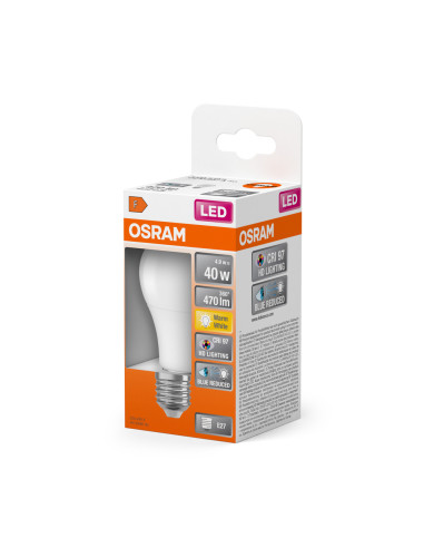 ŻARÓWKA LED STAR CLA40 4.9W 2700K ciepła biała E27 470LM FROSTED CRI97  