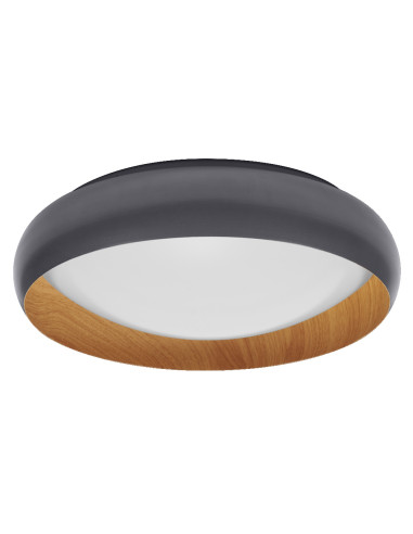 PLAFON LED ORBIS LIVIA 430MM 24W 3000K ciepła biała CLICK DIM GRAY AND WOOD DECOR 