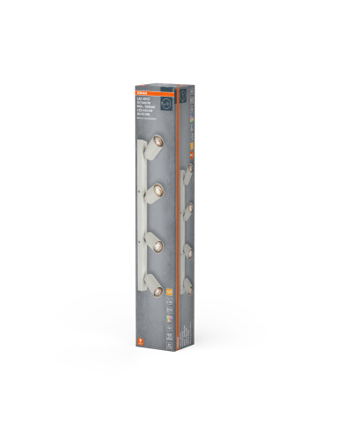 OPRAWA SUFITOWA LED SPOT OCTAGON DIM 4X3.4W 2700K ciepła biała GU10 WT 
