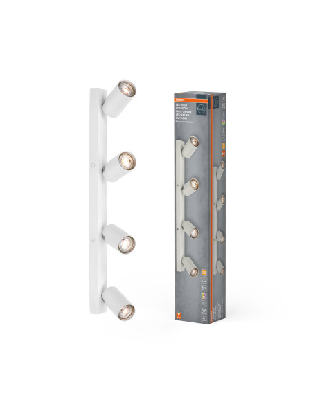 OPRAWA SUFITOWA LED SPOT OCTAGON DIM 4X3.4W 2700K ciepła biała GU10 WT 