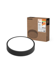 SURFACE BULKHEAD ROUND 250 P 9,5W/8W/6,5W/5,5W 3000K/4000K 128LM/W CPS BK IP65 