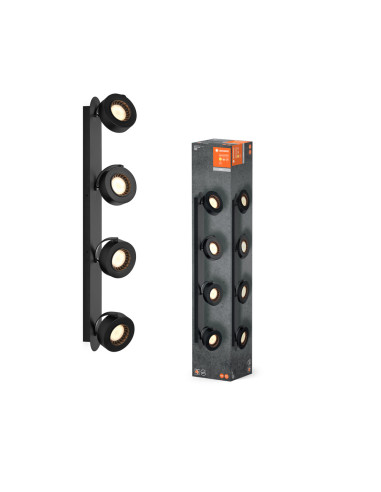 OPRAWA SUFITOWA LED DECOR SPOT VENUS 695 4X5.2W 3000K ciepła biała BK 