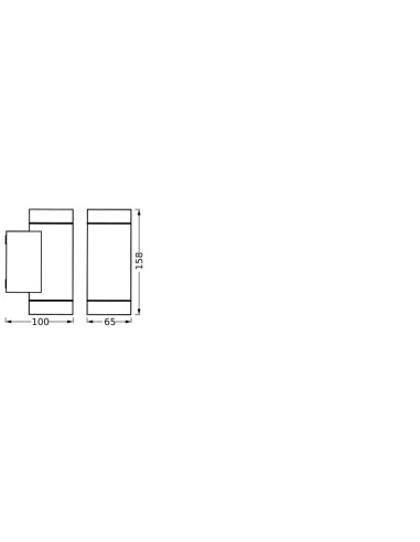 KINKIET ZEWNĘTRZNY ENDURA CLASSIC IP65 ITYS GU10 WALL DARK GRAY