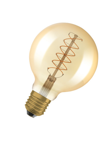 ŻARÓWKA LED 1906 VINTAGE LED GLOB95 DIM 37 4,8W/822 230V FIL GOLD 420LM E27 