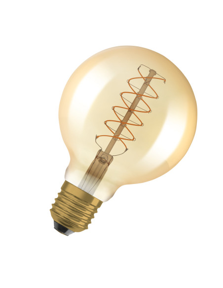 ŻARÓWKA LED 1906 VINTAGE LED GLOB95 DIM 37 4,8W/822 230V FIL GOLD 420LM E27 