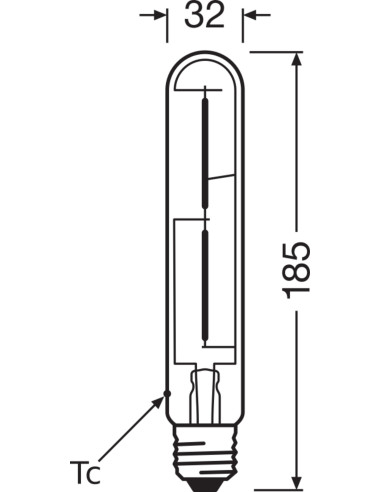 ŻARÓWKA LED 1906 VINTAGE LED TUBE GOLD 35 4W/820 400LM FIL E27 