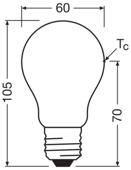 ŻARÓWKA LED ENERGY CLASS CLA60 3,8W 4000K neutralna biała E27 806LM GL FR EE  KLASA A 