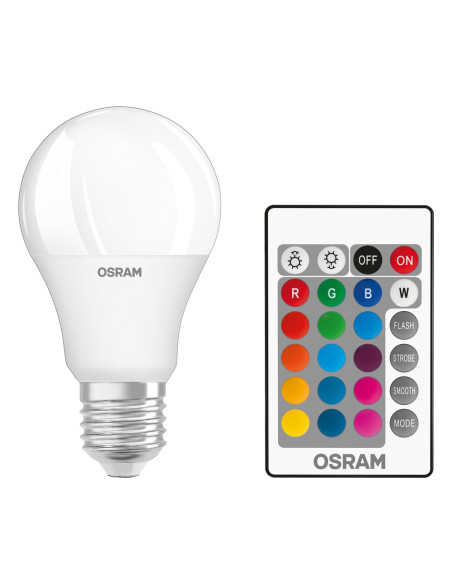 ŻARÓWKA LED 2-PAK LED STAR+ CLA60 RGBW FR 9,4W 2700K ciepła biała E27 FS2 
