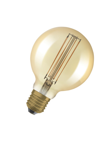 ŻARÓWKA LED 1906 VINTAGE LED GLOB95 DIM 60 8,8W/822 230V FIL GOLD 806LM E27 