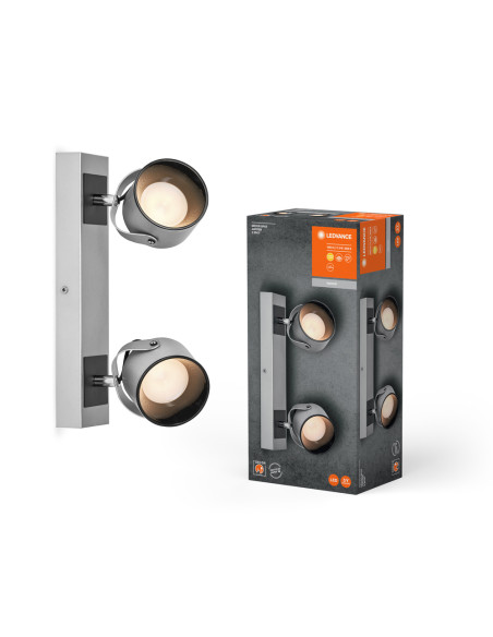 OPRAWA LED DECOR SPOT JUPITER 300MM 11.5W 3000K ciepła biała SILVER 2 SPOT 