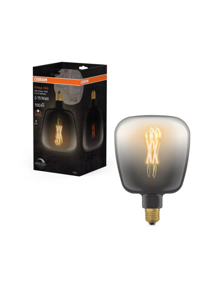 ŻARÓWKA LED 1906 VINTAGE LED GLOB140 SMOKE15 DIM 4,5W/816 E27 150LM 