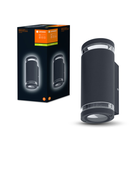 KINKIET ZEWNĘTRZNY ENDURA BEAM GAP WALL UPDOWN GU10 IP44 ALU GY