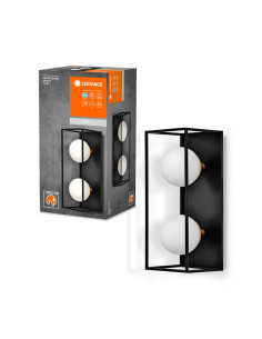 OPRAWA DECOR SQUARE 350X150MM 2XG9 IP44 METAL SZKŁO CZARNA 