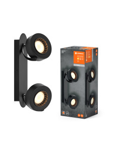 OPRAWA SUFITOWA LED DECOR SPOT VENUS 2X5.2W 3000K ciepła biała BK 