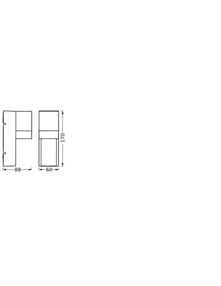 KINKIET ZEWNĘTRZNY Endura Classic IP65 ISIDOR GU10 WALL Dark Gray