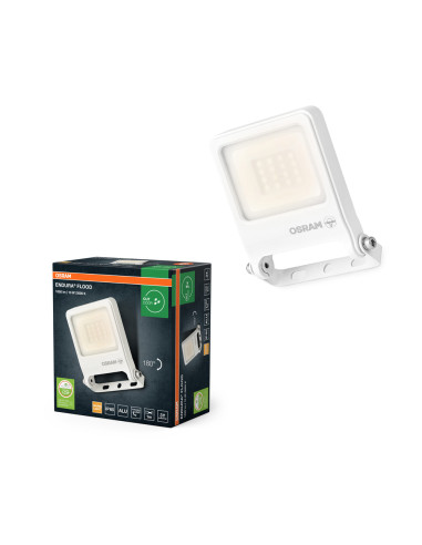 NAŚWIETLACZ ENDURA FLOOD 10W 3000K ciepła biała 1050LM PCR WT 
