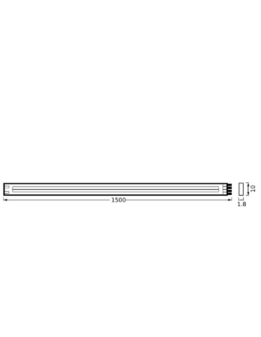 TAŚMA FLEX COB 13W 2700…6500K 510LM 1,5M IP20 TW RC PASEK COB Z PILOTEM 