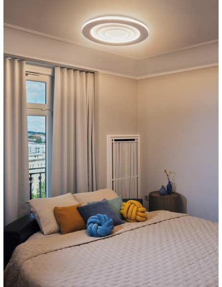 PLAFON LED ORBIS SPIRAL ROUND 685 63W 3000K ciepła biała WT 