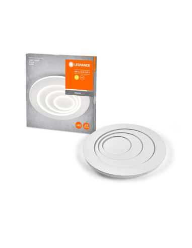 PLAFON LED ORBIS SPIRAL ROUND 685 63W 3000K ciepła biała WT 