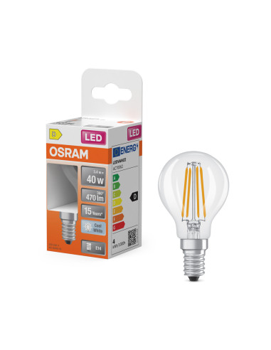 ŻARÓWKA LED STAR RF CLP40 3,4W 4000K neutralna biała E14 FIL 470LM 
