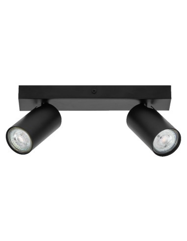 OPRAWA SUFITOWA LED SPOT OCTAGON DIM 2X3.4W 2700K ciepła biała GU10 BK 