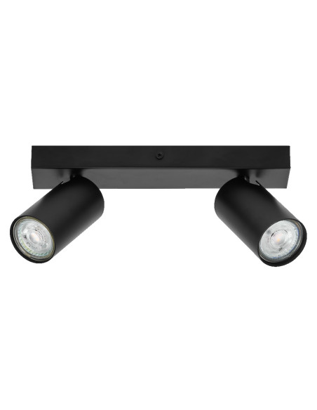 OPRAWA SUFITOWA LED SPOT OCTAGON DIM 2X3.4W 2700K ciepła biała GU10 BK 