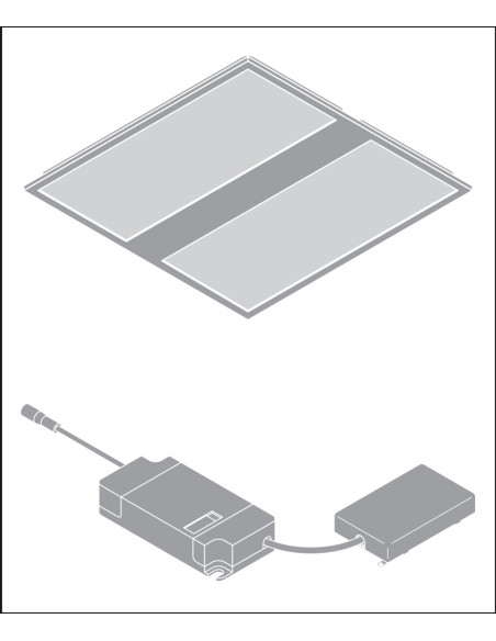 PANEL PROTECT UGR19 DALIVR 600 P 36W 4000K neutralna biała 5040LM IP54 PS 