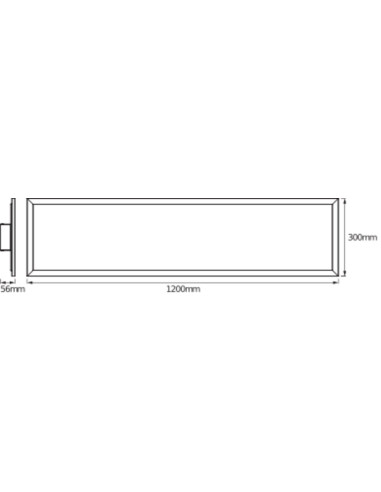 OPRAWA SMART WIFI PLANON PLUS 1200X300 TW 36W 2700LM PANEL NATYKOWY 
