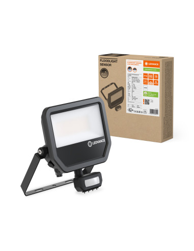 NAŚWIETLACZ FLOOD LED SENSOR 50 P 41W/27W 6000LM/4000LM PS 4000K SY100 BK IP65 GEN4 