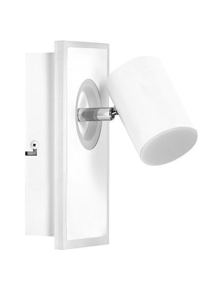 KINKIET LED DECOR SPOT MARS 120MM 16.5W 3000K ciepła biała CLICK-SELECT WHITE 1 SPOT 
