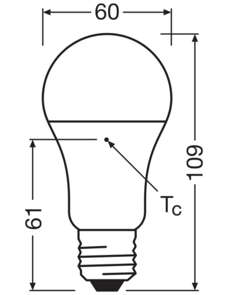  ŻARÓWKA LED  4-PAK LED BASE CLA75 11W 2700K ciepła biała E27 FR FS4 