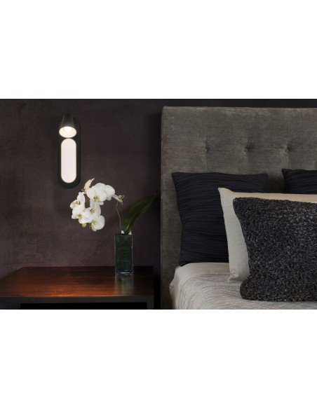 KINKIET LED DECOR SPOT NEPTUNE 90MM CLICK-SELECT 13W 3000K ciepła biała BLACK 1 SPOT 