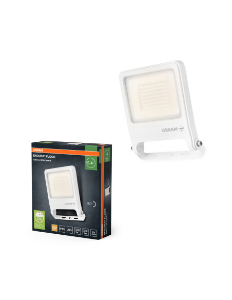 NAŚWIETLACZ ENDURA FLOOD 50W 3000K ciepła biała 5250LM PCR WT 
