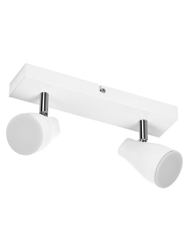 OPRAWA SUFITOWA PUNKTOWA LED SPOT PEAR 2X4.3W 2700K ciepła biała GU10 WHITE 