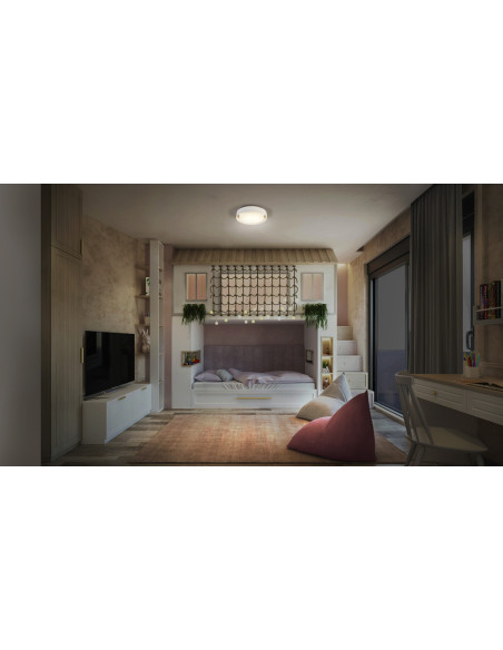 PLAFON LED ORBIS MADRID 290 2XE27 WT 