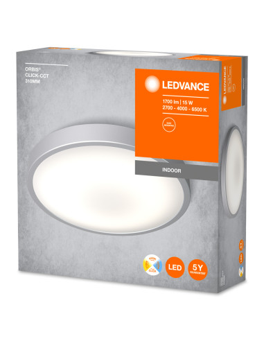 PLAFON ORBIS 310MM 15W 2700-6500K 1000LM CLICK-CCT IP20 