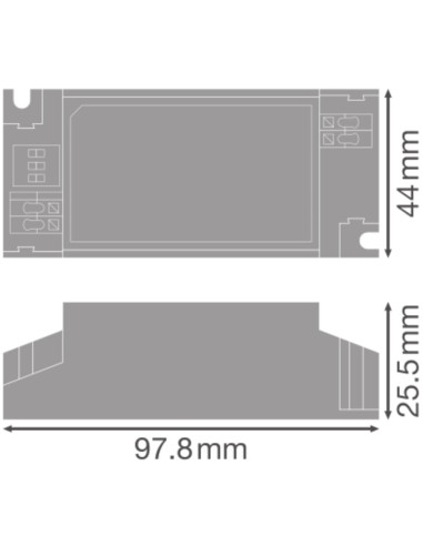 ZASILACZ DR DS P 40/220-240/1A0 LED DRIVER STAŁOPRĄDOWY Z PRZEŁĄCZNIKIEM DIP 